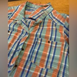 Roxy brand plaid flannel shirt XL